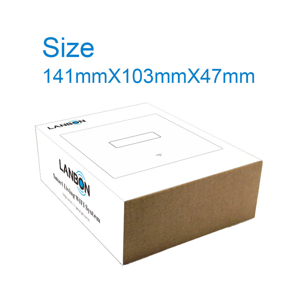 L6 1 Gang WIFI Smart Switch(Rectangular)