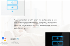 A new generation of WiFi smart fan switch