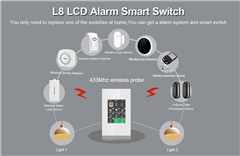 LANBON LCD Alarm Smart Switch