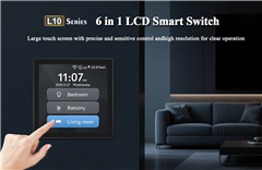 L10 6 in 1 LCD Smart Switch