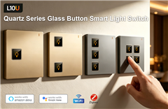 L10U Quartz Series Glass Button Smart Light Switch