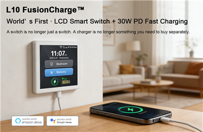 L10 LCD smart switch + 30W PD fast charger